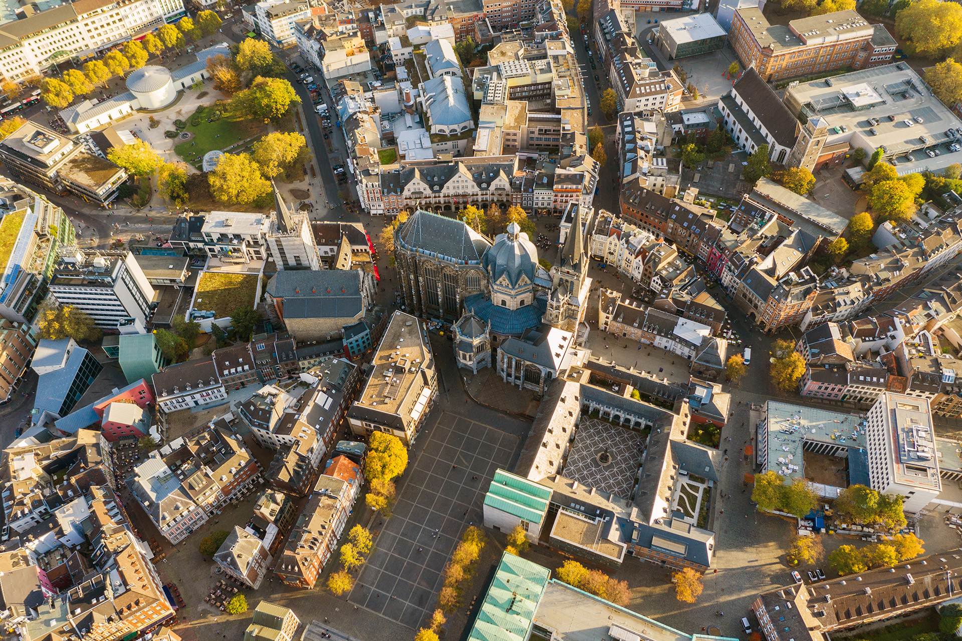 Aachen, Germany from above
